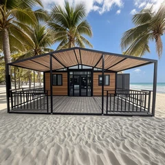 Casa de contenedores expandible