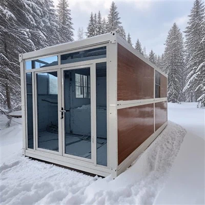 Pequeña casa de contenedores para el hogar